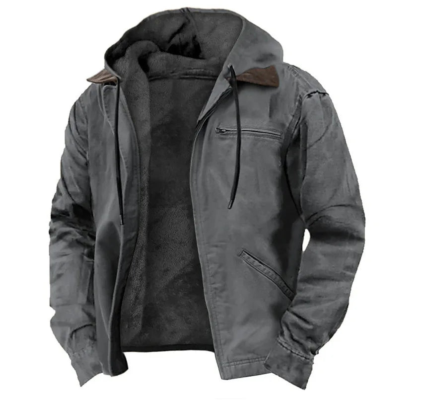 Warm Fleece Hooded Winter Jacket