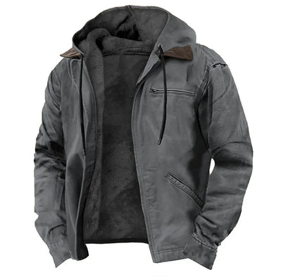 Warm Fleece Hooded Winter Jacket