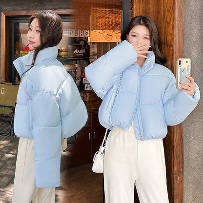 Snow Petal Short Padded Winter Jacket