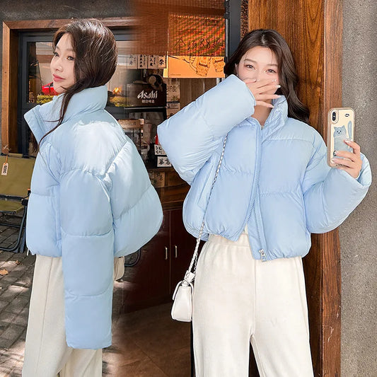 Snow Petal Short Padded Winter Jacket