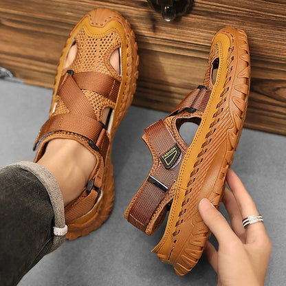 TerraWalk Genuine Leather Men’s Sandals