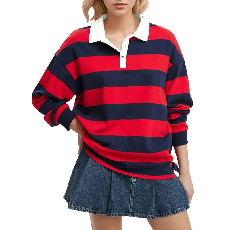 Color-Block Oversized Pullover