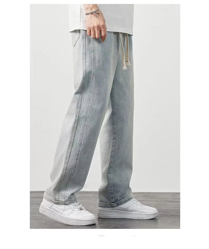 Letter Print Jeans