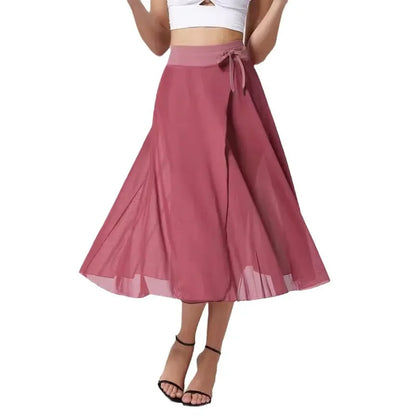 Goddess Glow Sheer Skirt Jumpsuit