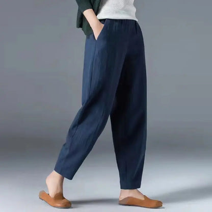 Breezy Ease Cotton Harem Pants