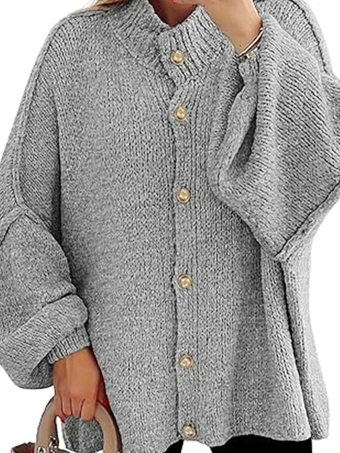 Women’s Loose Long Sleeve Knitted Sweater