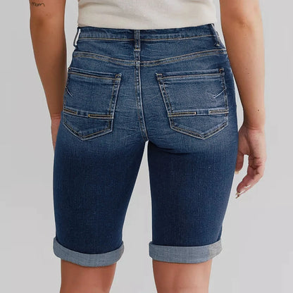 Trendy Edge High Waist Denim Shorts