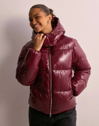 Casual Zip-Up Hooded Cotton Jacket