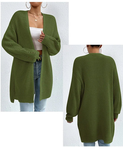 Luxe Ease Long Summer Knit Cardigan