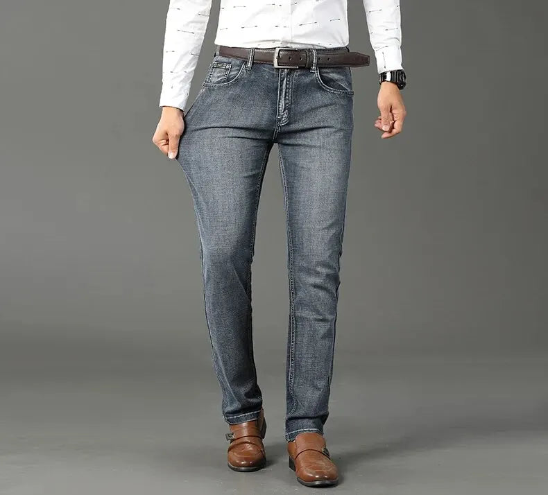 Luxury Slim Fit Stretch Denim Jeans