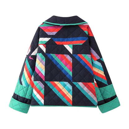 Geo Loom Vintage Splice Parka
