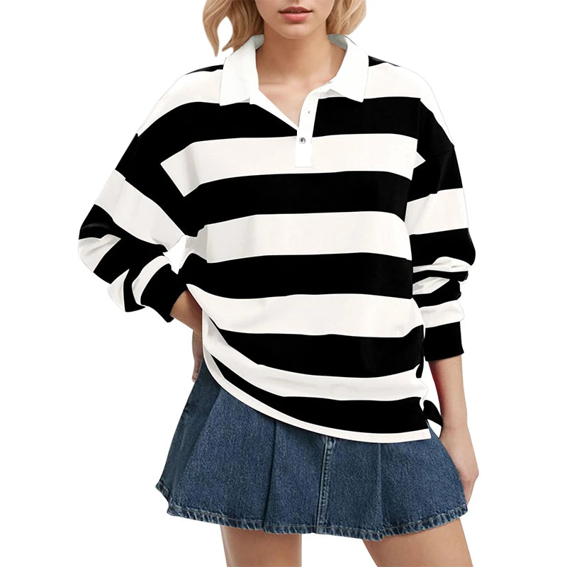 Color-Block Oversized Pullover