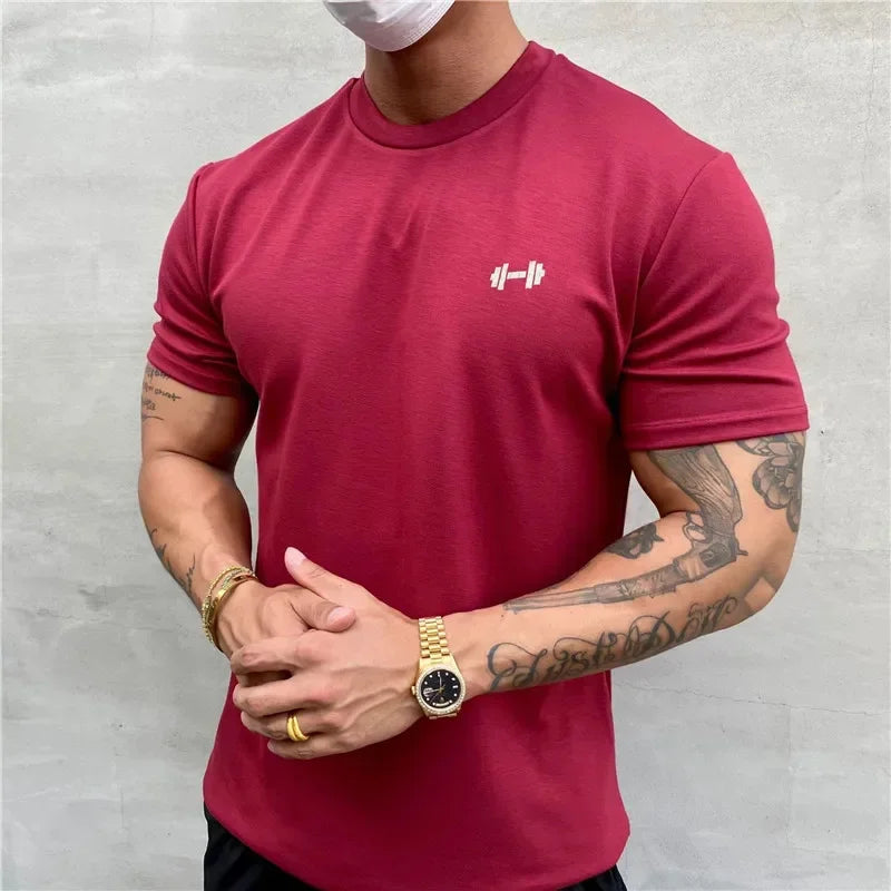 Slim Fit Cotton Gym T-Shirt