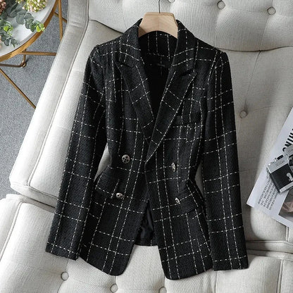 Pearl Tweed Elegant Suit Blazer