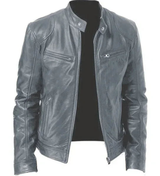 Men's Slim Leather Jacket