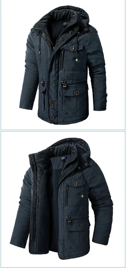 Mountain Trail Hooded Fleece Parka