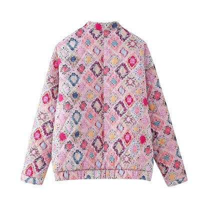Autumn Breeze Printed Cotton Jacket