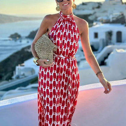 Halter Neck Beach Dress