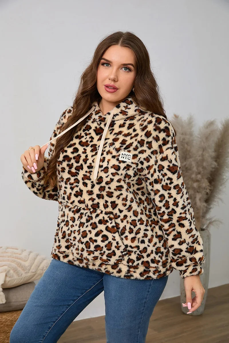 Cozy Hood Oversized Fluffy Hoodie