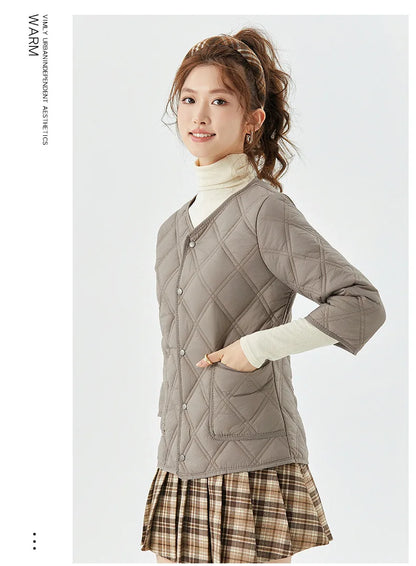 SoftNest Cropped Cotton Padded Jacket