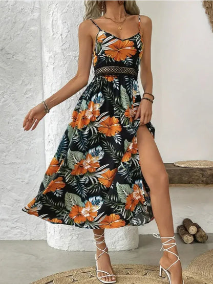Floral Breeze Boho Vacation Dress
