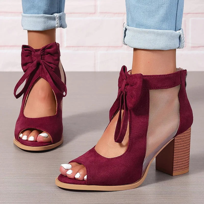 Chic Hue Fishmouth Heels