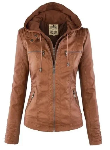 Luxe Rider Faux Leather Moto Jacket