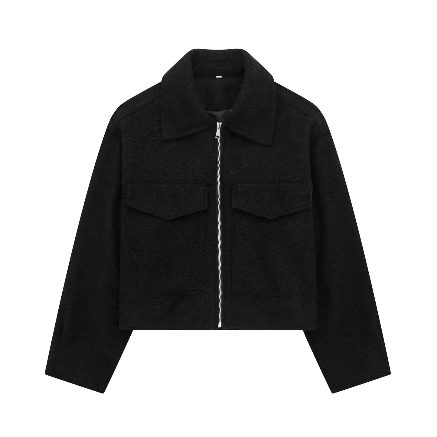 Stylish Grey Zipper Jacket