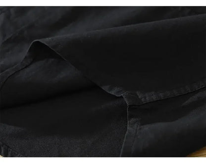 Striped Spliced 7-Sleeve Casual Shirt