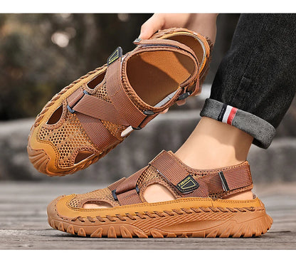 TerraWalk Genuine Leather Men’s Sandals