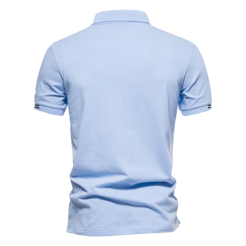 Cotton Solid Men's Polo