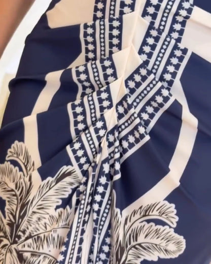 Island Muse Ruffle Cinch Dress