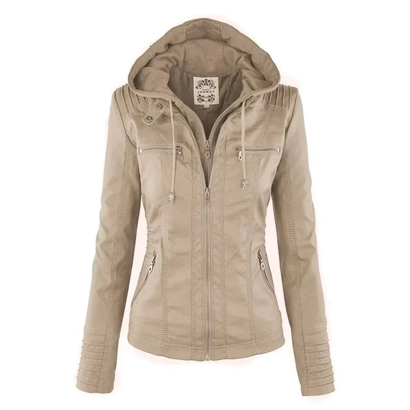 Luxe Rider Faux Leather Moto Jacket