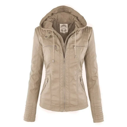 Luxe Rider Faux Leather Moto Jacket