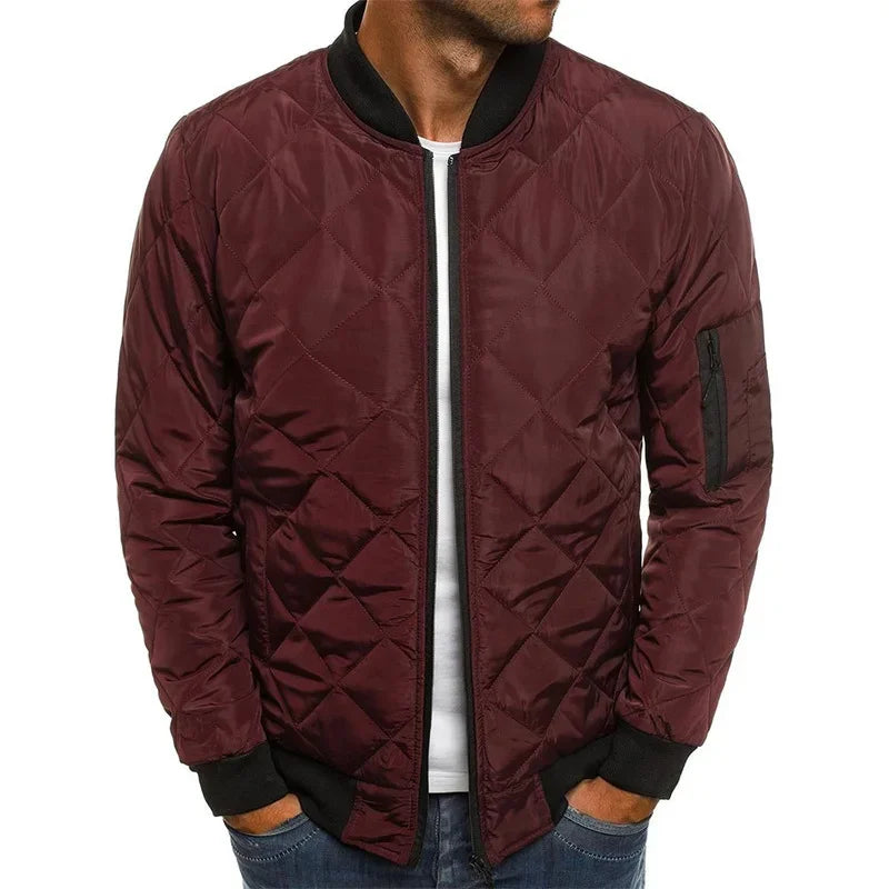Men's Classic Zipper Winter Jacket