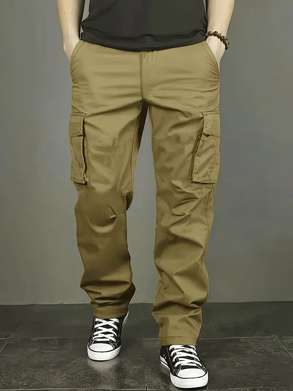 Loose Fit Multi-Pocket Workwear Pants