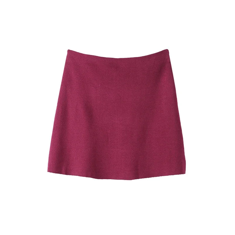 Knit Sweater Skirt Set