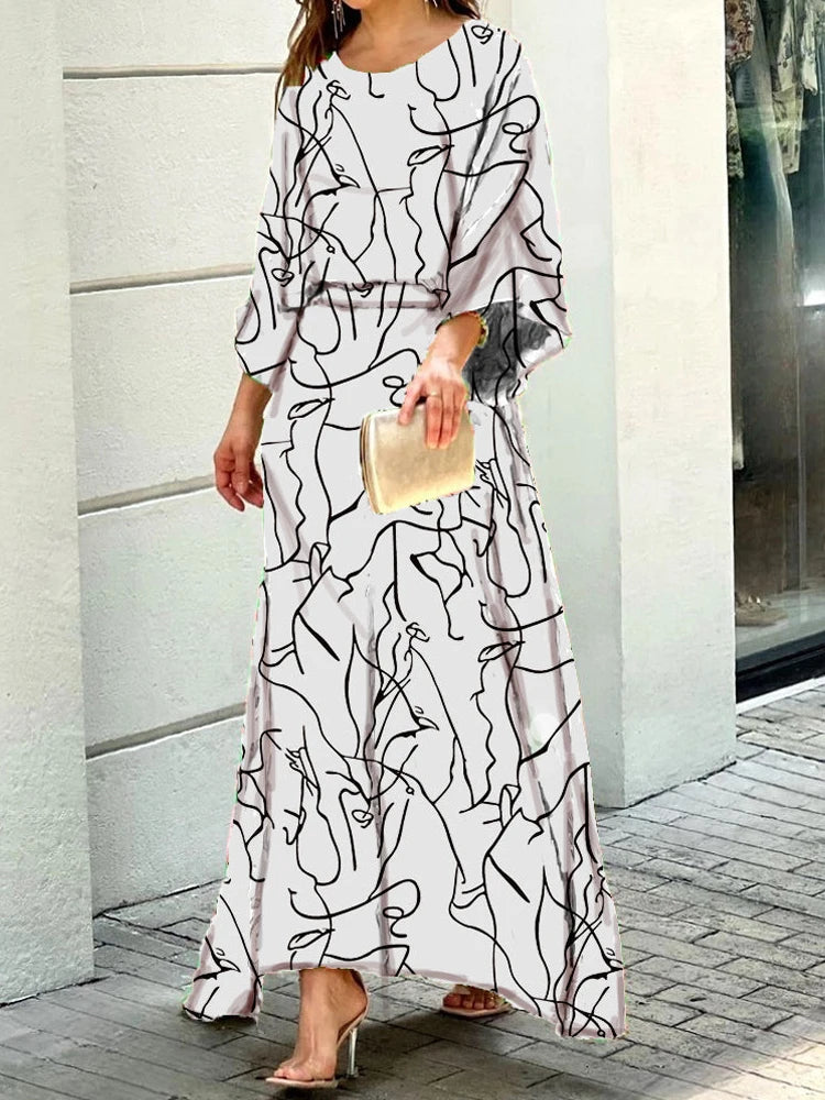 Effortless Elegance Long Sleeve Skirt Set