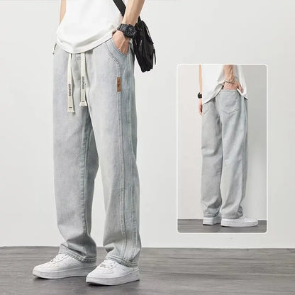 Letter Print Jeans