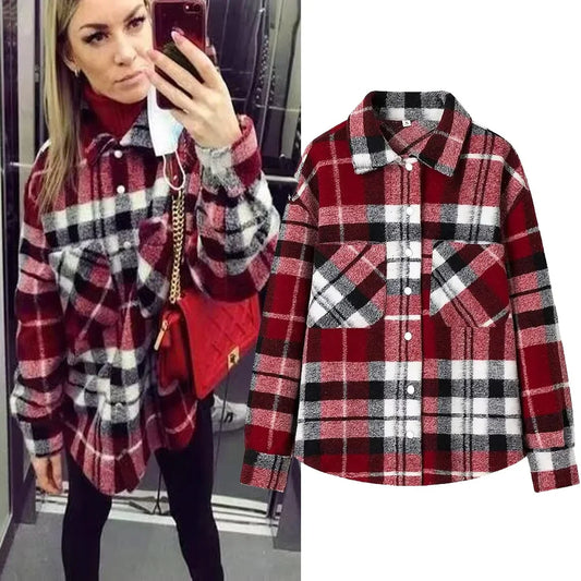 Elegant Single-Button Woolen Coat