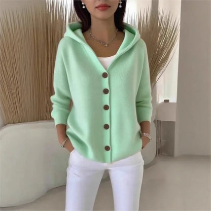 Women’s Hooded Knit Cardigan