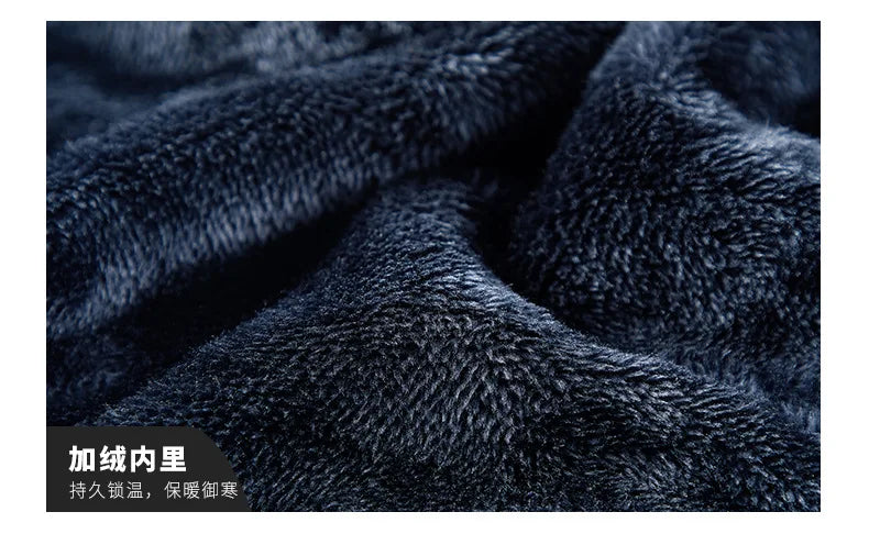 Men’s Retro Sports Lamb Wool Jacket