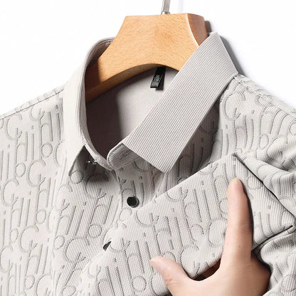 Printed Business Casual Polo