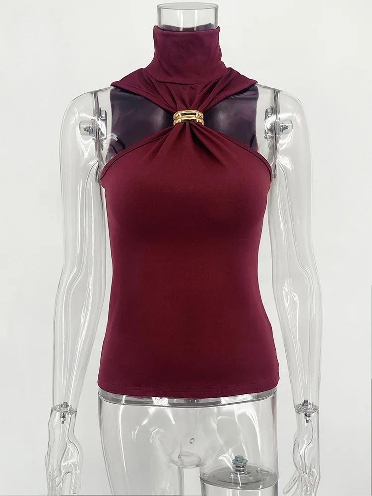 Metal Muse Knit Crop Top