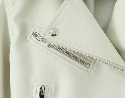 Chic Rider Short PU Leather Jacket