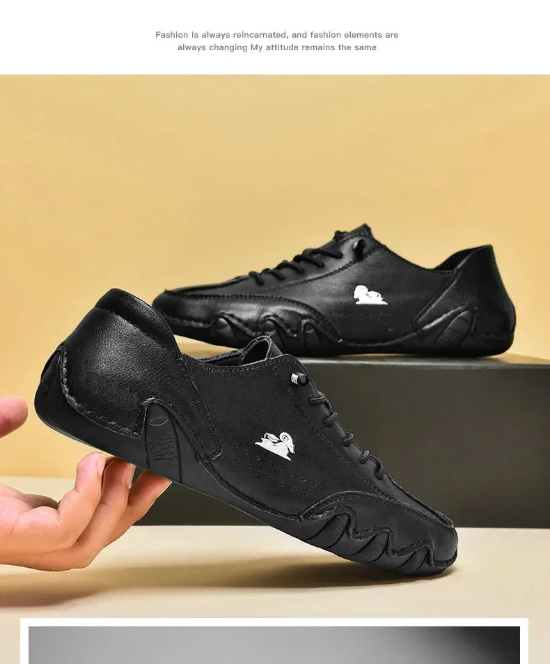 Business Casual Leather Loafers