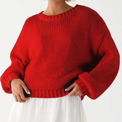 CozyHue Premium Knit Pullover Sweater