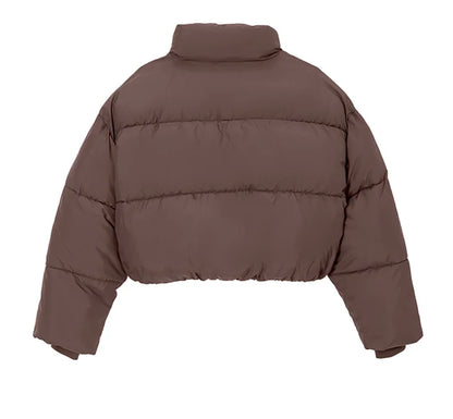 Snow Petal Short Padded Winter Jacket