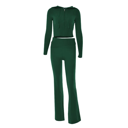 Zara Zip-Up Hoodie & Pants Set