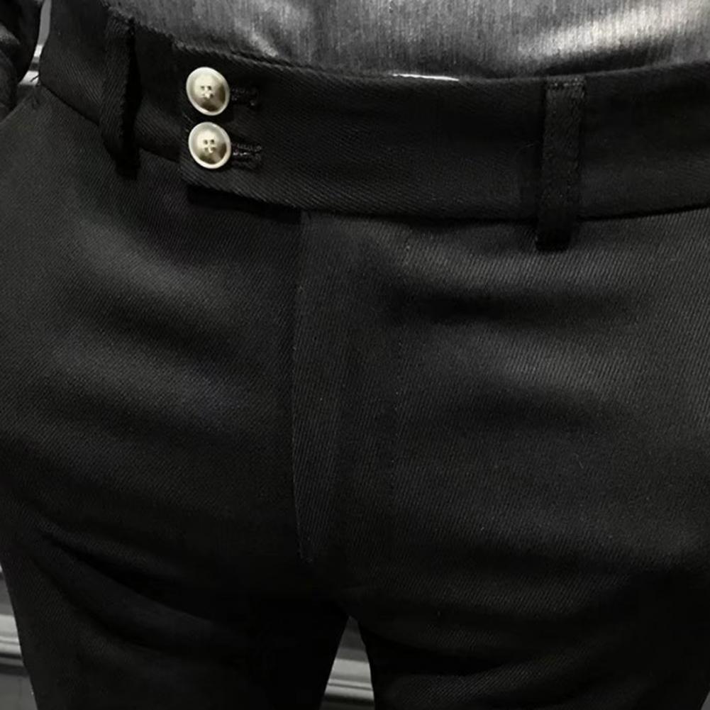 Sharp Line Slim Fit Suit Pants